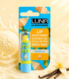 Luna Vanilla Lip Moisturizer Coconut Oil Cocoa Butter Bees Wax